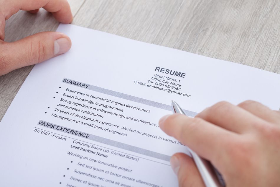 Resume or CV Writing